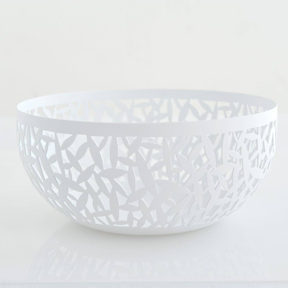 Alessi MSA04/21 W Cactus! Fruit Holder in Steel Coloured with Alessi MSA04/21 W Cactus! Fruit Holder in Steel Coloured with